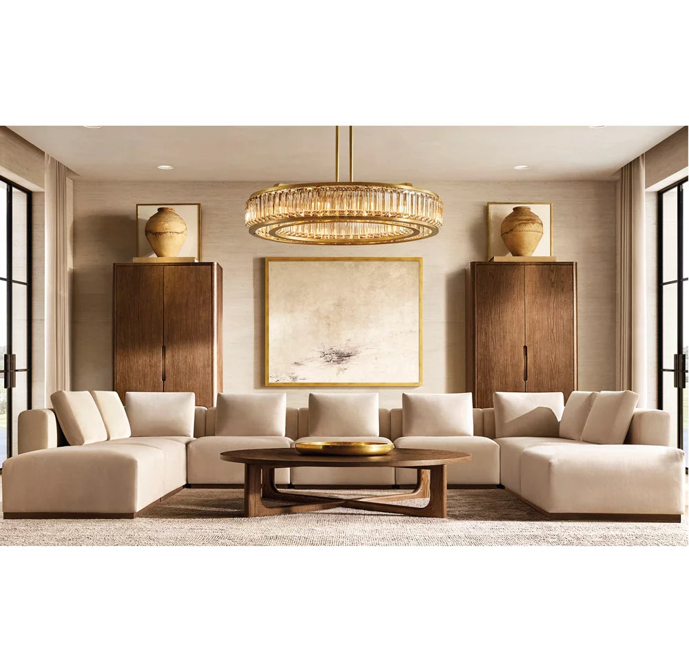 Optical Crystal Crown Chandelier