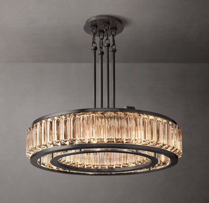 Optical Crystal Crown Chandelier