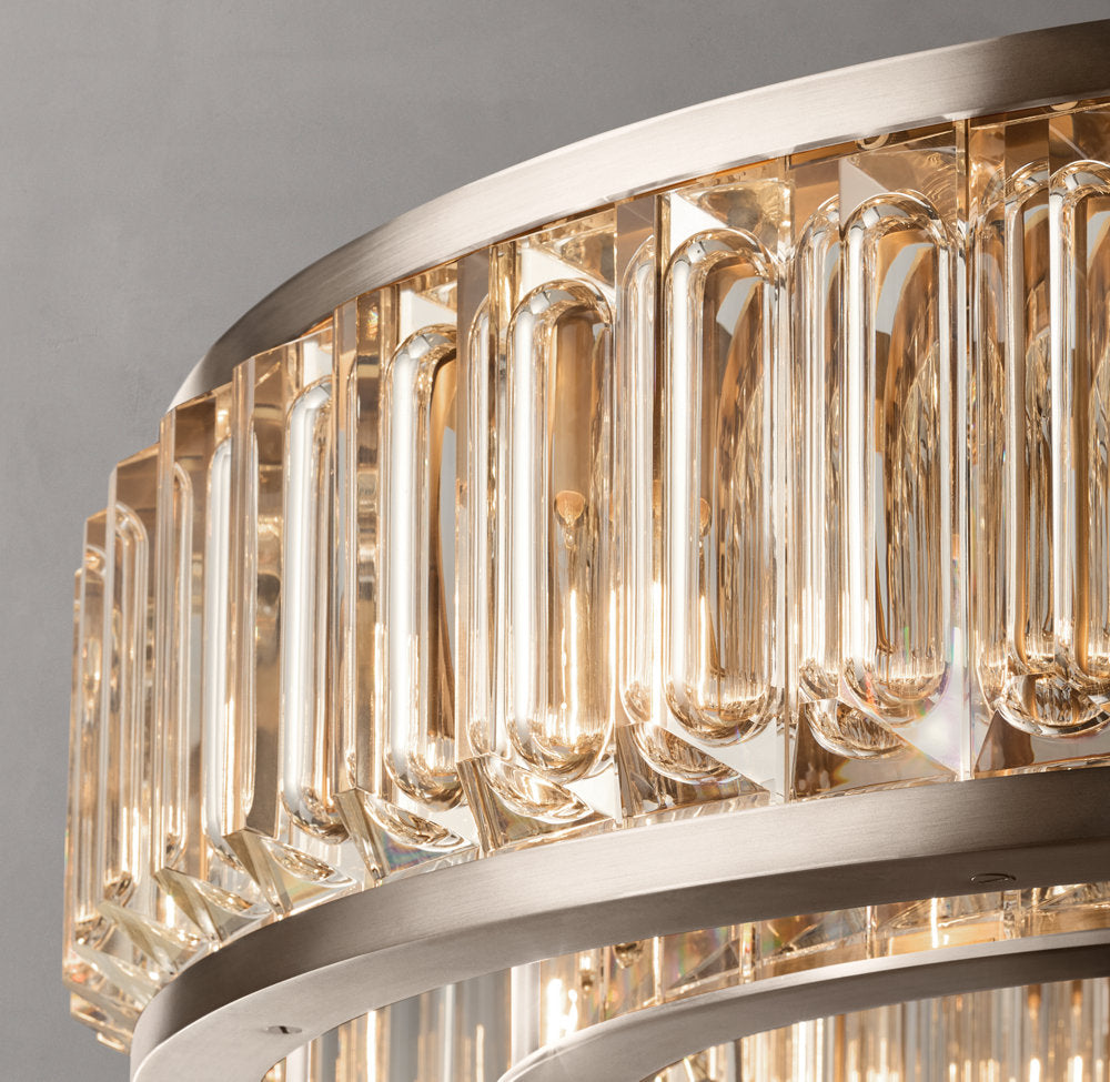 Optical Crystal Crown Chandelier