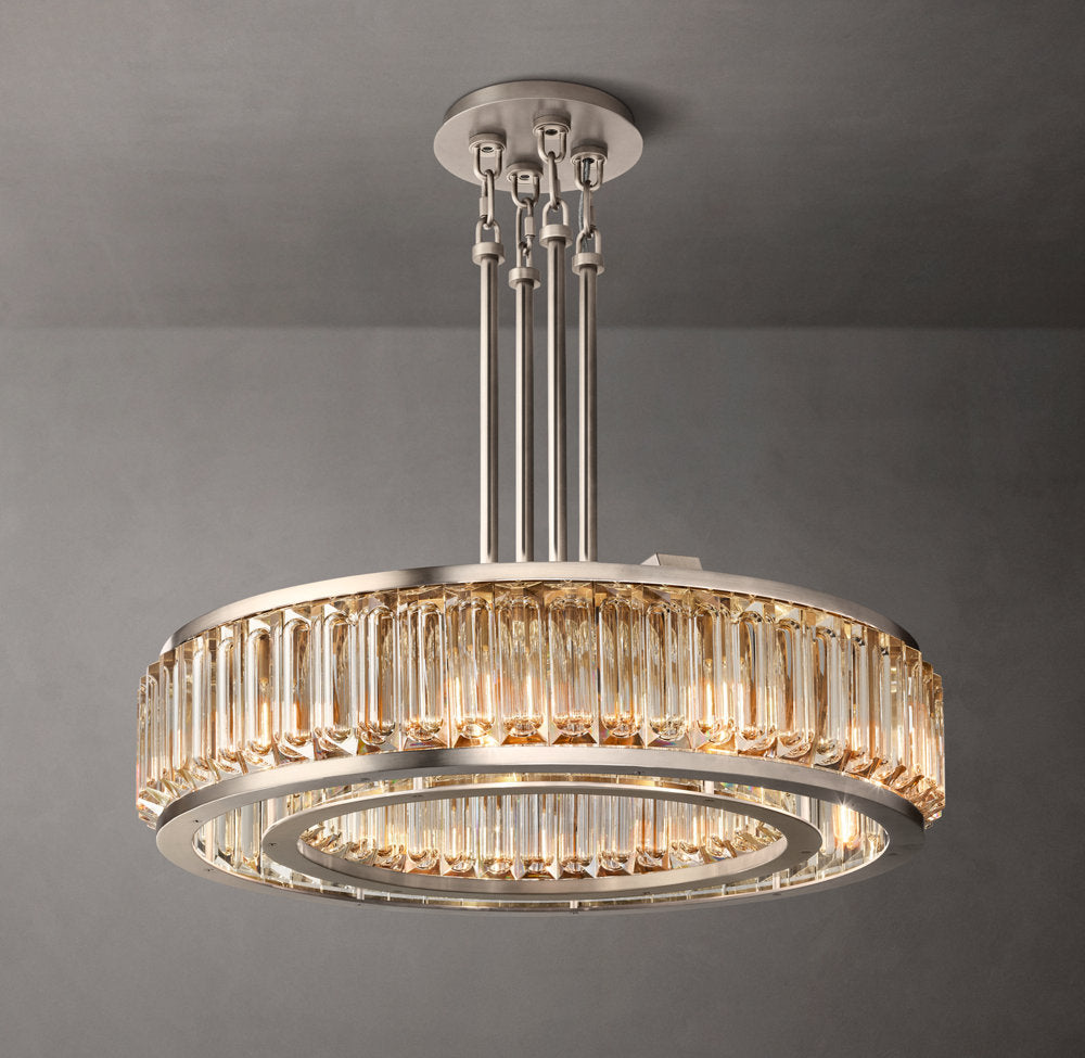 Optical Crystal Crown Chandelier