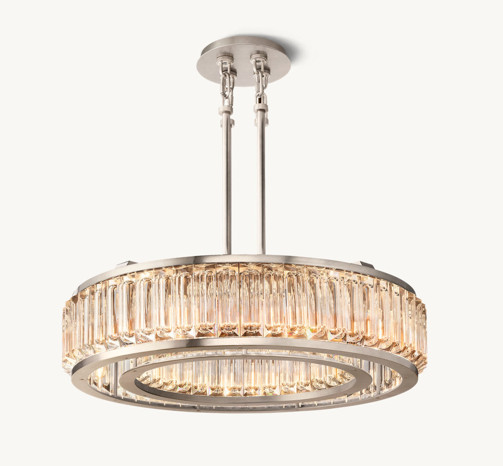 Optical Crystal Crown Chandelier