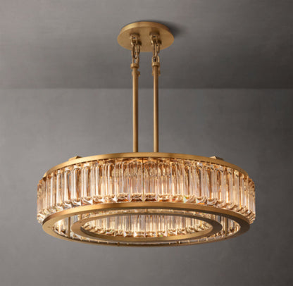 Optical Crystal Crown Chandelier