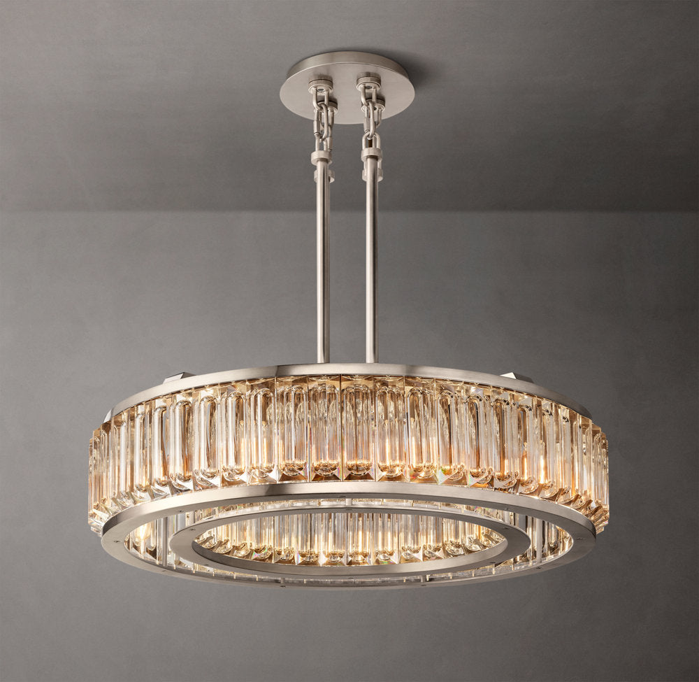 Optical Crystal Crown Chandelier