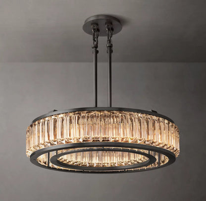 Optical Crystal Crown Chandelier