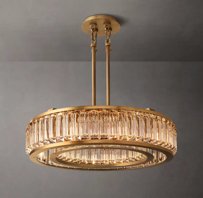 Optical Crystal Crown Chandelier