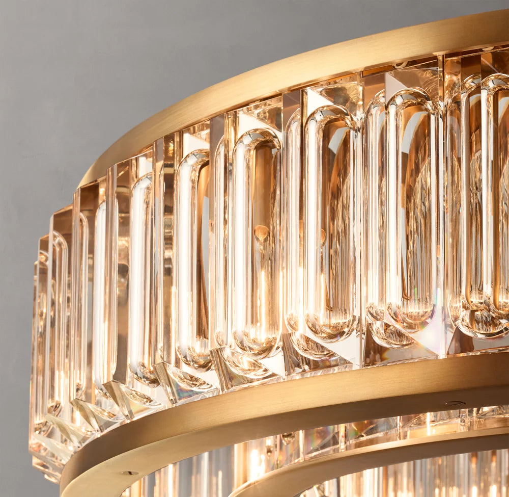 Optical Crystal Crown Chandelier