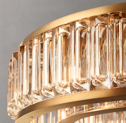 Optical Crystal Crown Chandelier