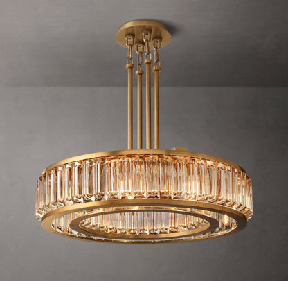 Optical Crystal Crown Chandelier