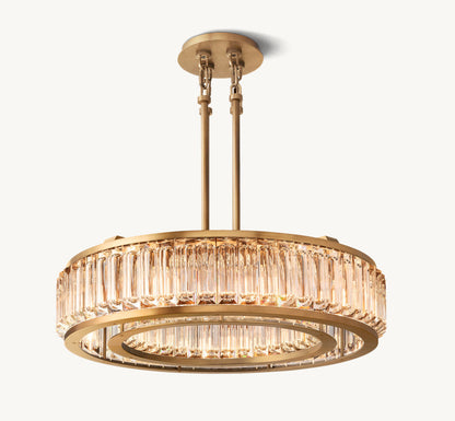 Optical Crystal Crown Chandelier