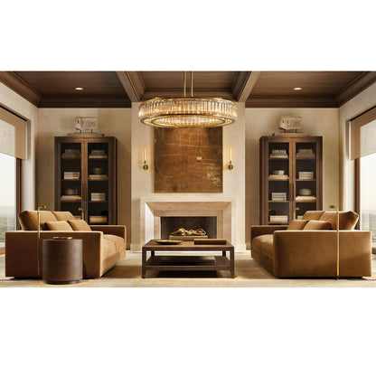 Optical Crystal Crown Chandelier