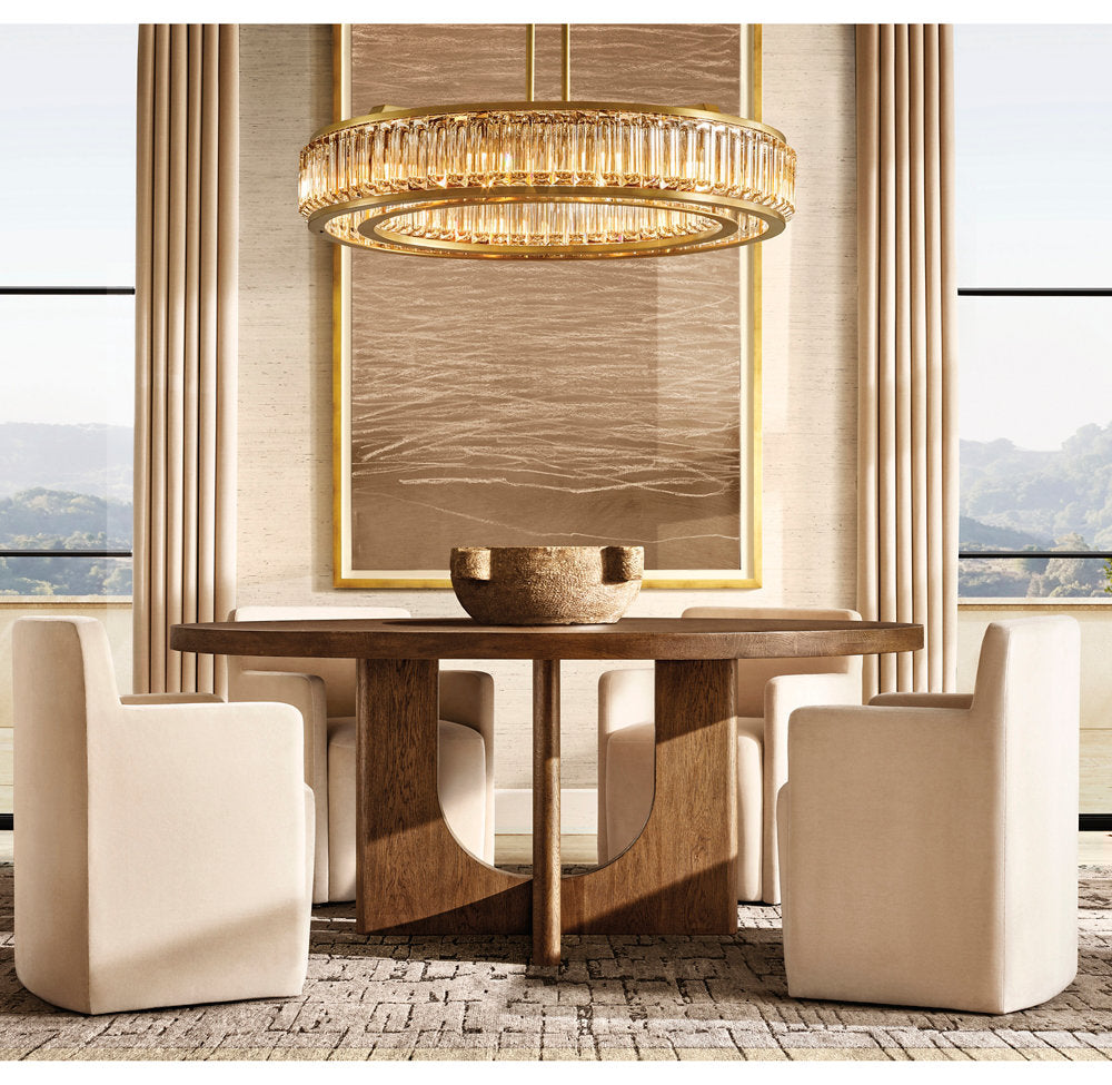 Optical Crystal Crown Chandelier