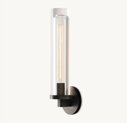 Optical Glass Capsule Outdoor Sconce
