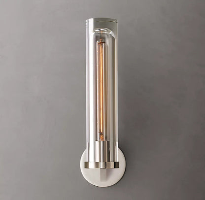 Optical Glass Capsule Outdoor Sconce