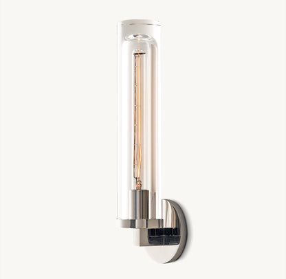 Optical Glass Capsule Outdoor Sconce