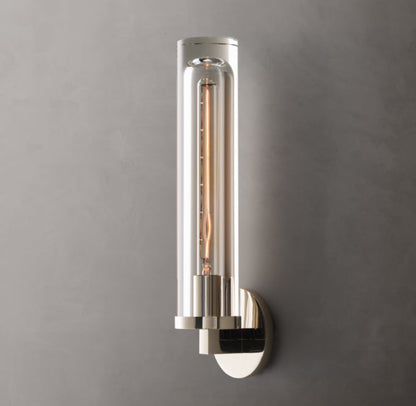 Optical Glass Capsule Outdoor Sconce