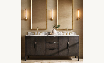 Optical Glass Capsule Outdoor Sconce