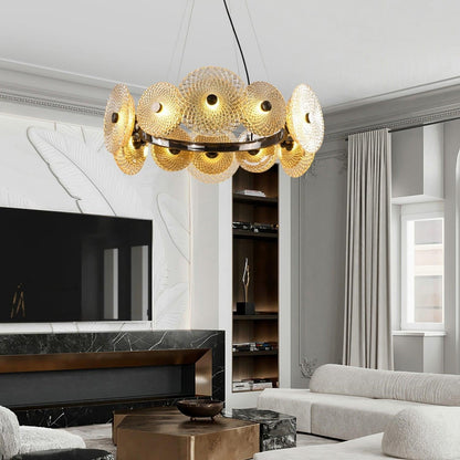 Paxton Crystal Glass Chandelier