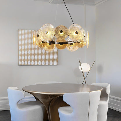 Paxton Crystal Glass Chandelier