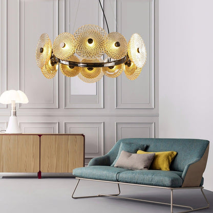 Paxton Crystal Glass Chandelier