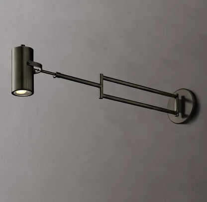 Precision Brass Swing-Arm Reading Light