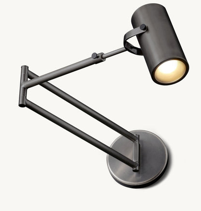 Precision Brass Swing-Arm Reading Light