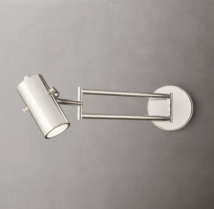 Precision Brass Swing-Arm Reading Light