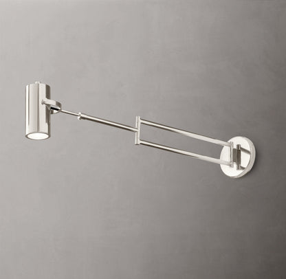 Precision Brass Swing-Arm Reading Light