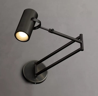 Precision Brass Swing-Arm Reading Light