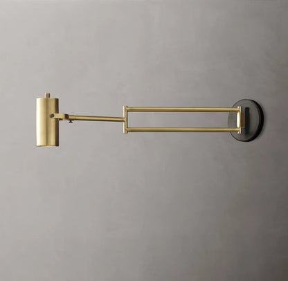 Precision Brass Swing-Arm Reading Light