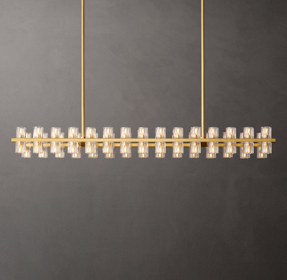 Prism Frame LED Island Chandelier