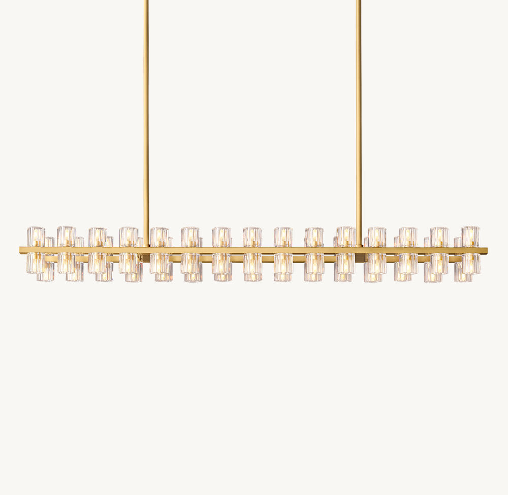 Prism Frame LED Island Chandelier
