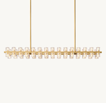 Prism Frame LED Island Chandelier