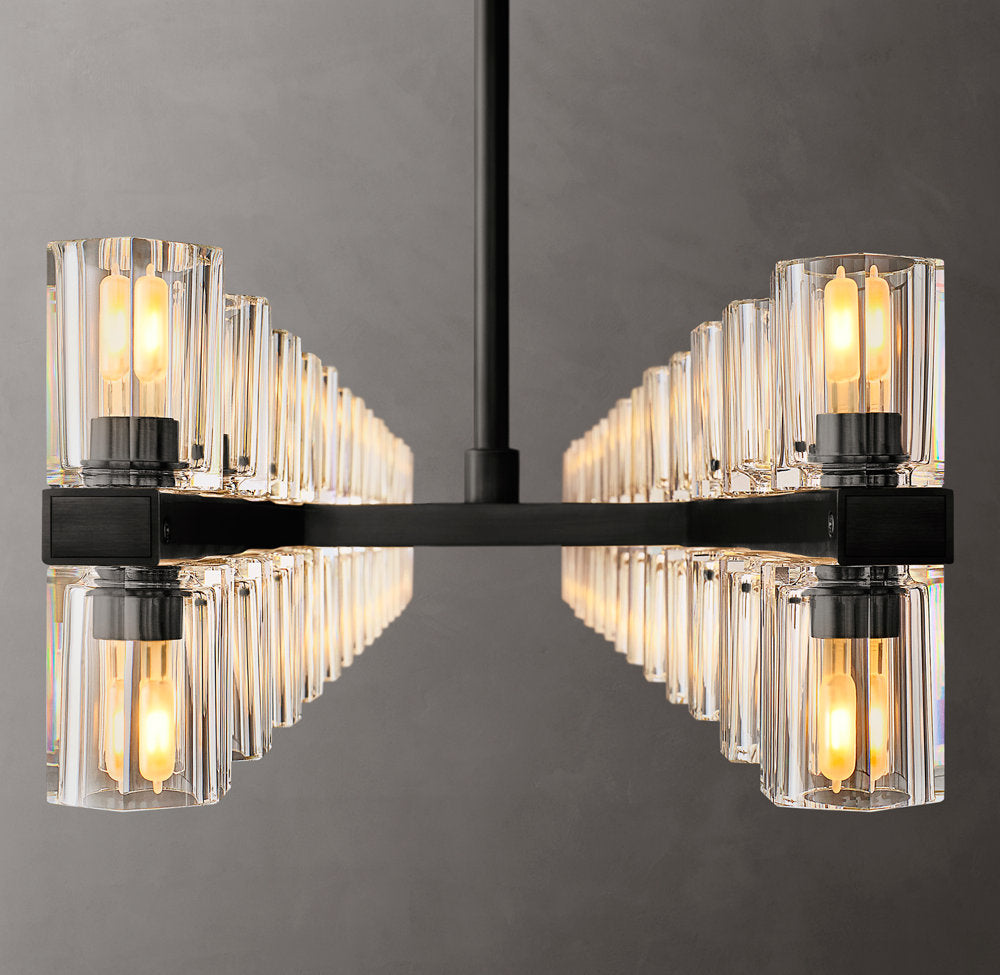 Prism Frame LED Island Chandelier