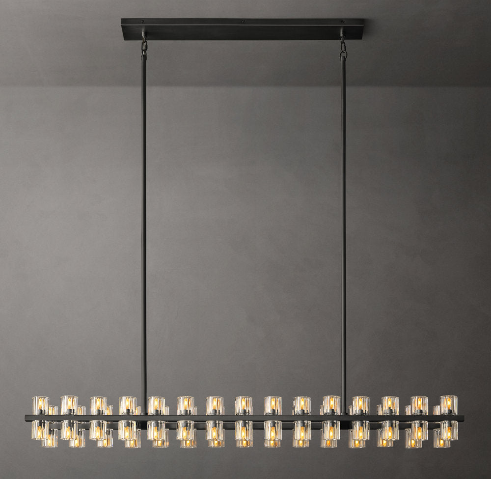 Prism Frame LED Island Chandelier