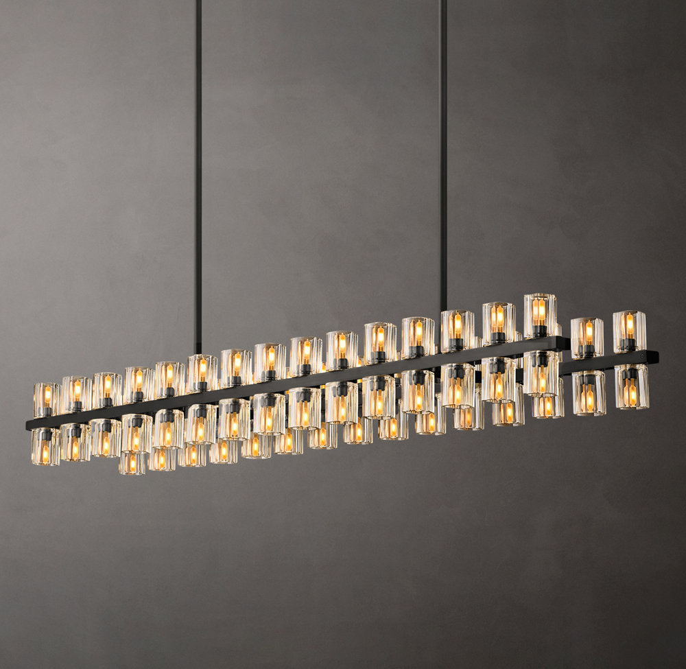 Prism Frame LED Island Chandelier