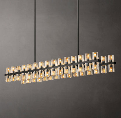 Prism Frame LED Island Chandelier