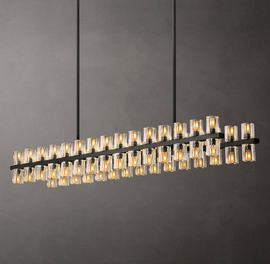 Prism Frame LED Island Chandelier