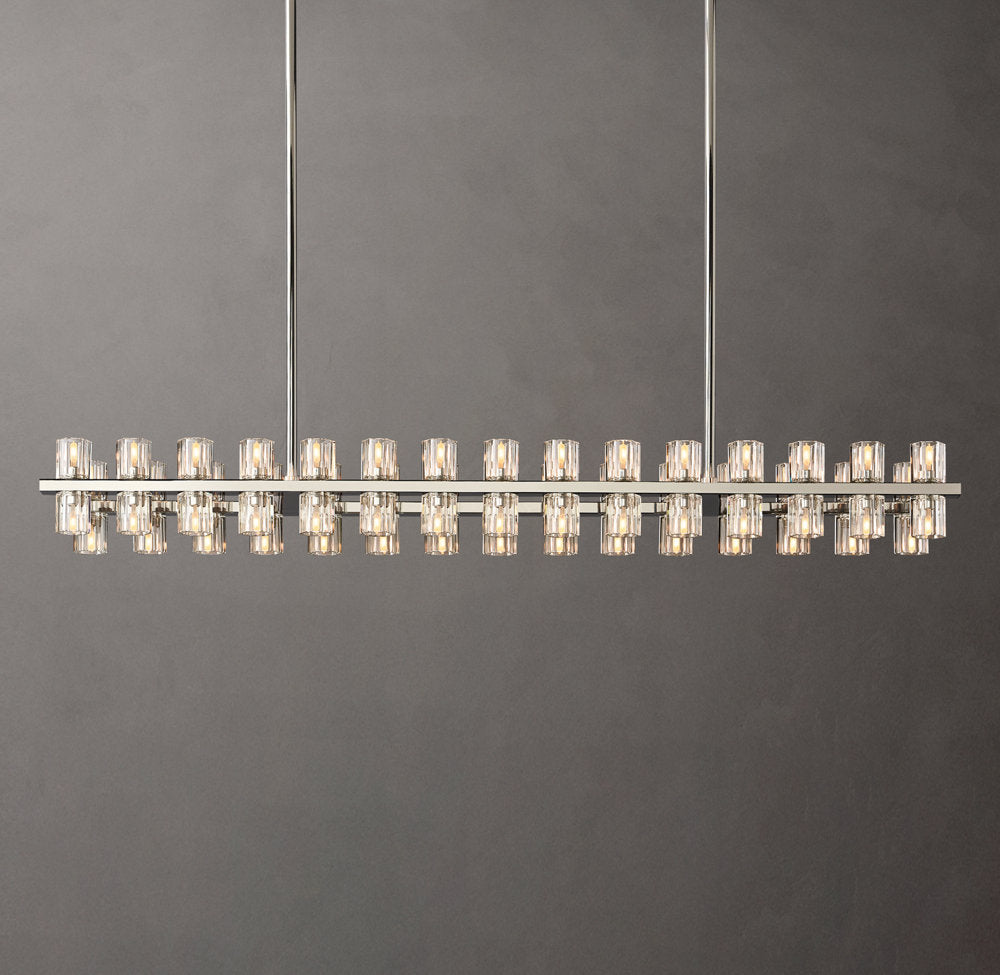 Prism Frame LED Island Chandelier