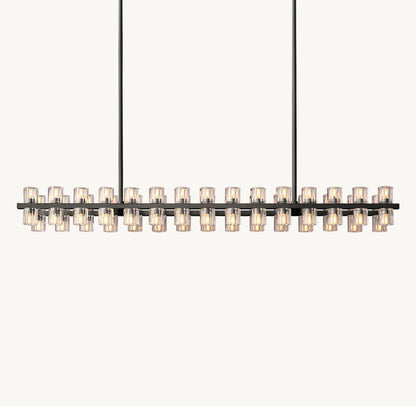 Prism Frame LED Island Chandelier