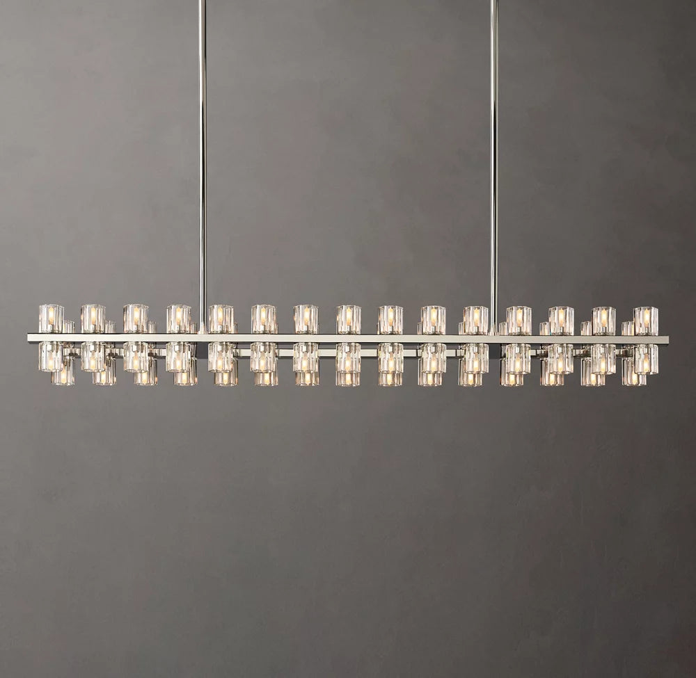 Prism Frame LED Island Chandelier