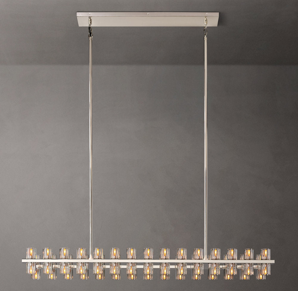 Prism Frame LED Island Chandelier