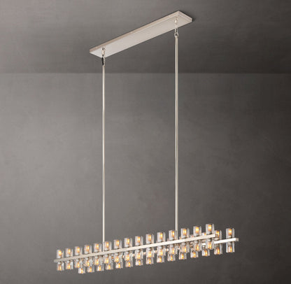 Prism Frame LED Island Chandelier