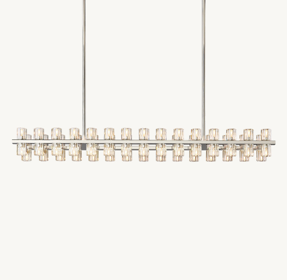 Prism Frame LED Island Chandelier