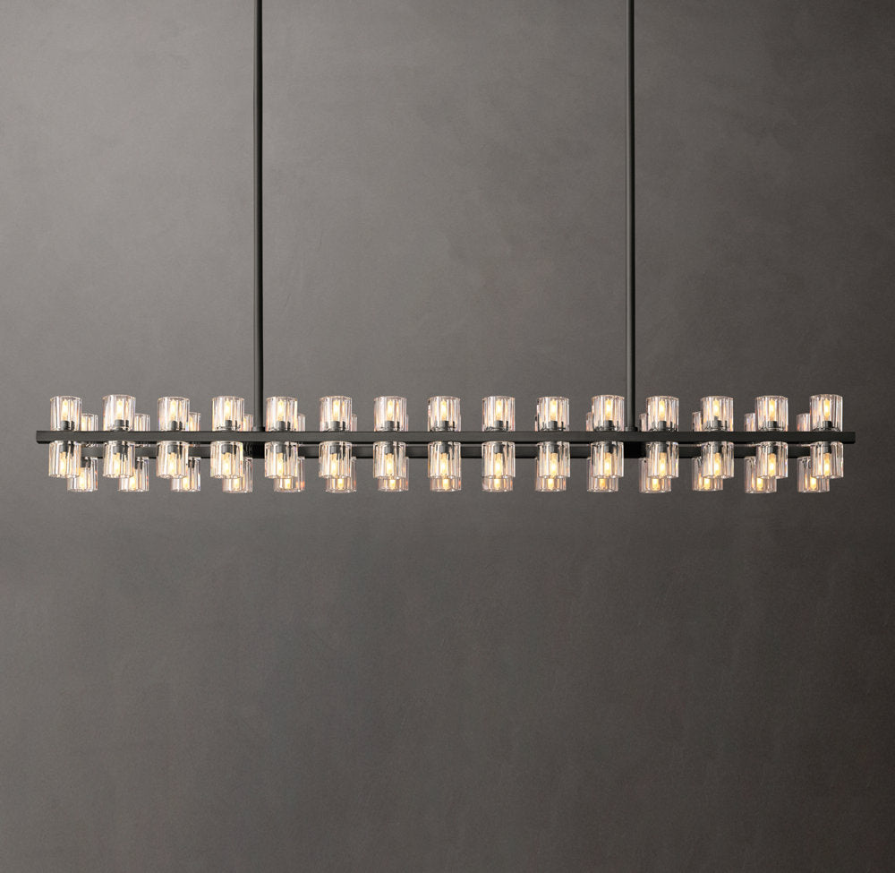 Prism Frame LED Island Chandelier