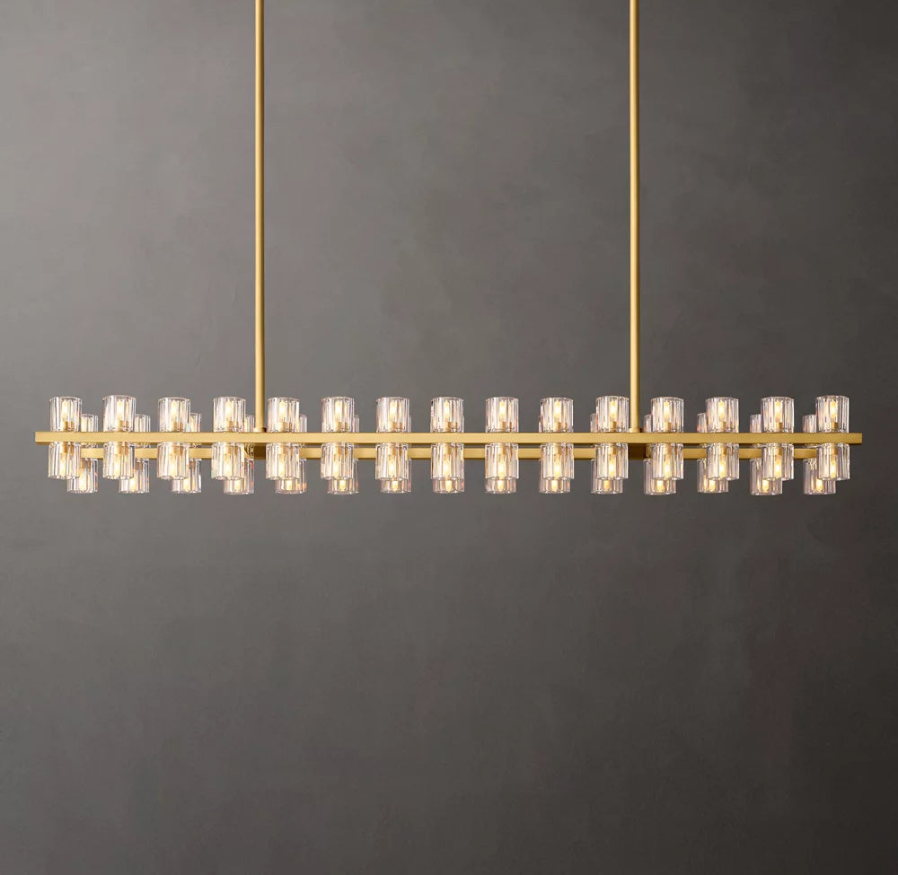 Prism Frame LED Island Chandelier
