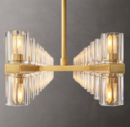 Prism Frame LED Island Chandelier