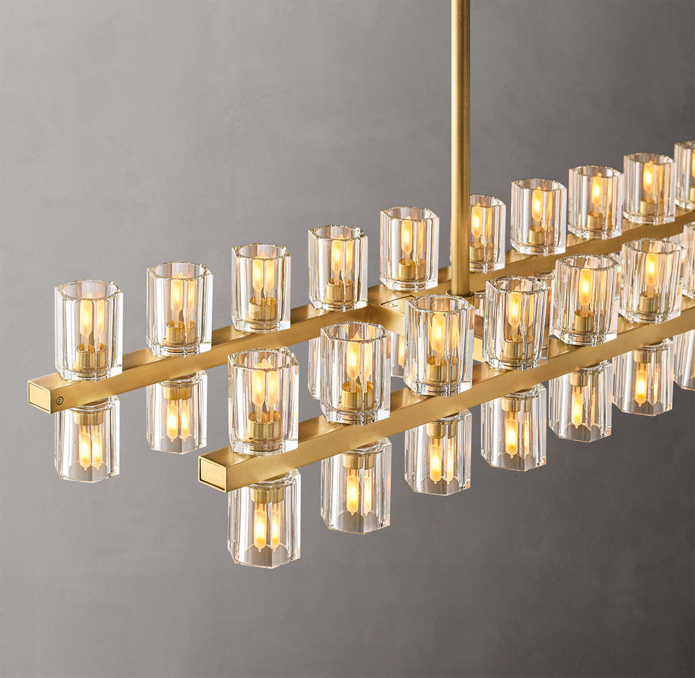 Prism Frame LED Island Chandelier