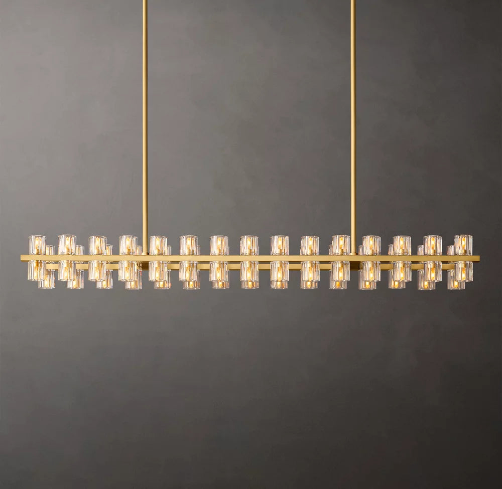 Prism Frame LED Island Chandelier