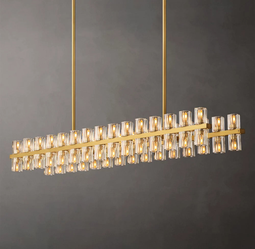 Prism Frame LED Island Chandelier