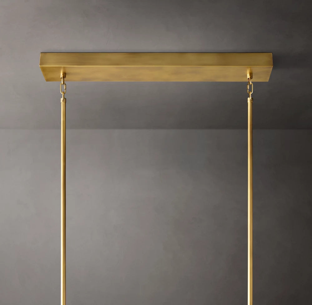Prism Frame LED Island Chandelier
